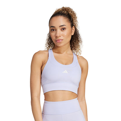 ADIDAS Own the Run Pocket Medium Support Print Women's Training Sports Bra - Supersports Thailand