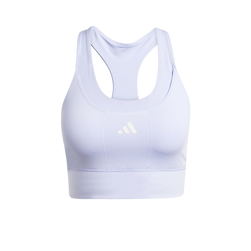 ADIDAS Own the Run Pocket Medium Support Print Women's Training Sports Bra - Supersports Thailand Supersports Thailand