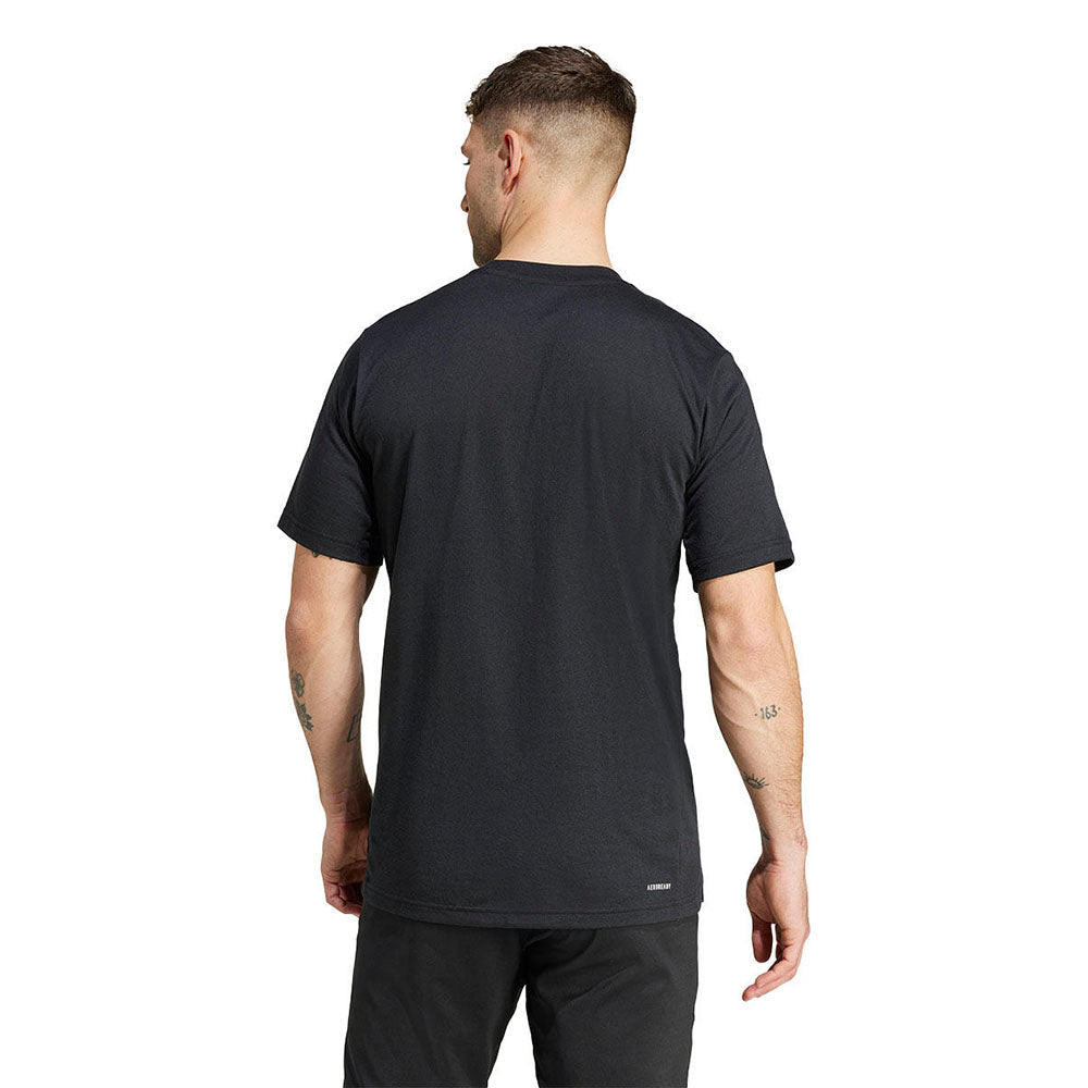 ADIDAS Train Essentials Camo Graphic Logo เสื้อออกกำลังกายผู้ชาย