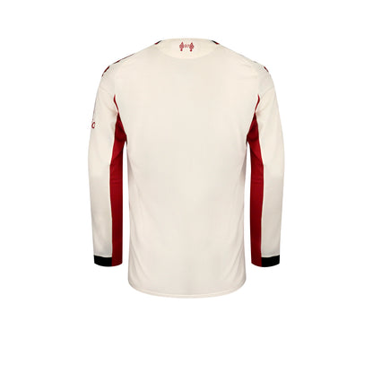 ADIDAS เสื้อแข่งผู้ชายแขนยาวทีมลิเวอร์พูล ชุดเยือน เกรด Authentic ฤดูกาล 2025/26