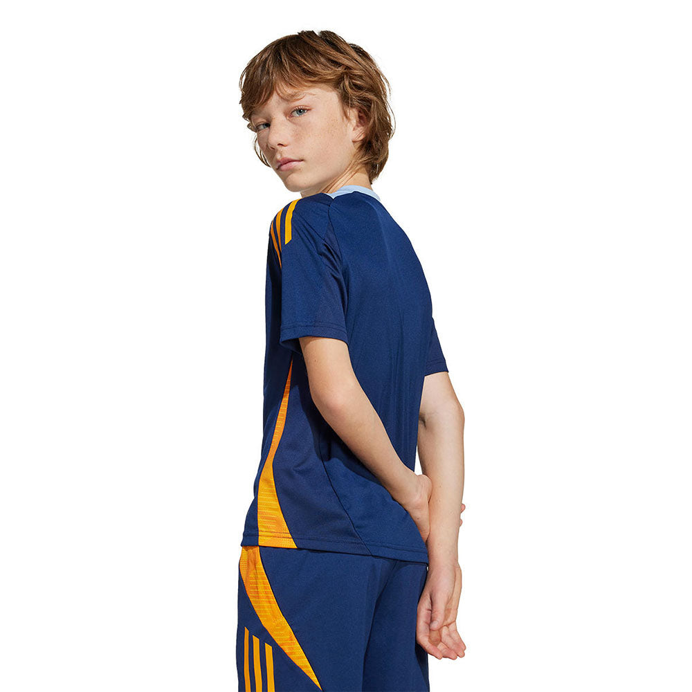 ADIDAS เสื้อแข่งเด็กทีมเรอัล มาดริด Tiro Competition ชุดฝึกซ้อม ฤดูกาล 2024