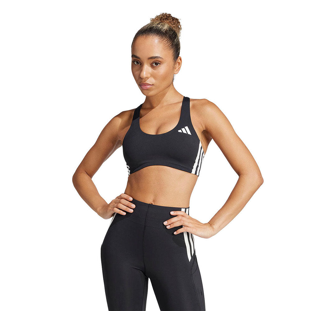 ADIDAS Powerreact Train Medium-Support 3-Stripes Women's Sports Bra - Supersports Thailand