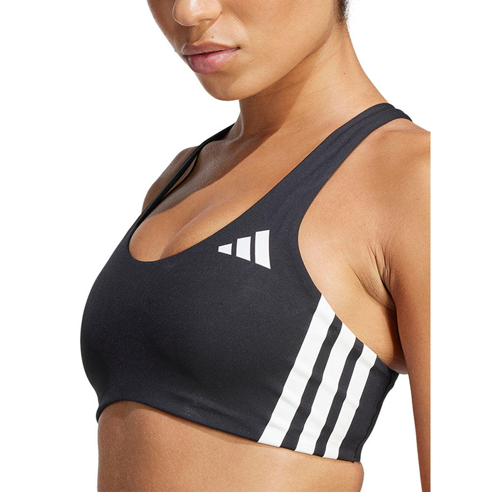 ADIDAS Powerreact Train Medium-Support 3-Stripes Women's Sports Bra - Supersports Thailand