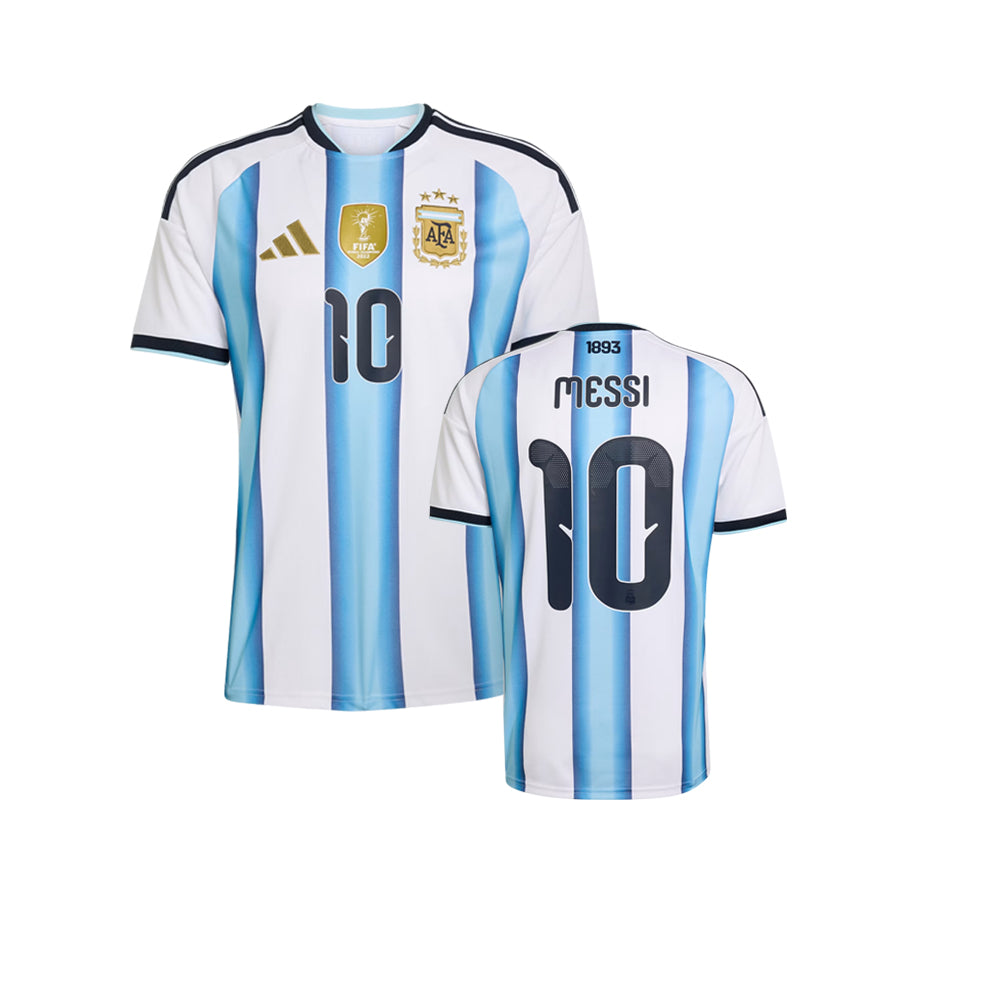 ADIDAS เสื้อแข่งผู้ชายทีมชาติอาร์เจนตินา เมซซี ชุดเหย้า เกรด Replica ฤดูกาล 2026