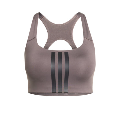 ADIDAS Optime Workout 3-Stripes Medium Support Women's Sports Bra - Supersports Thailand