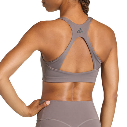 ADIDAS Optime Workout 3-Stripes Medium Support Women's Sports Bra - Supersports Thailand