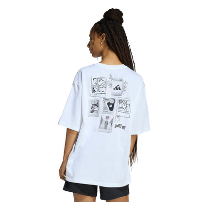 ADIDAS Mini Embroidery Oversized Graphic Women's T-Shirt - Supersports Thailand