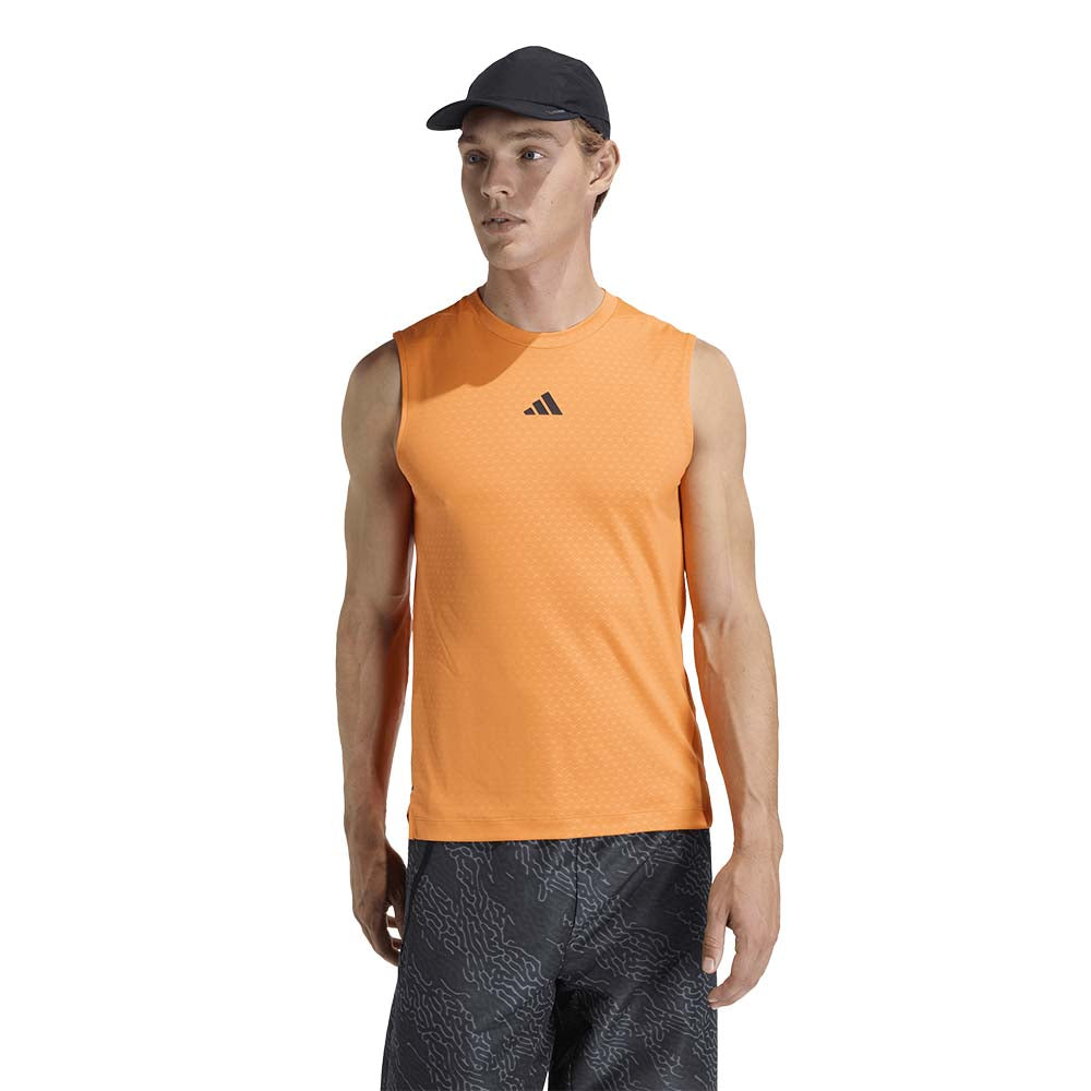 ADIDAS D4T PrimeLift 3 Stripes Men's Training Tank - Supersports Thailand