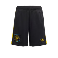 ADIDAS กางเกงฟุตบอลเด็กทีมแมนเชสเตอร์ ยูไนเต็ด ชุดที่สาม ฤดูกาล 2025/26