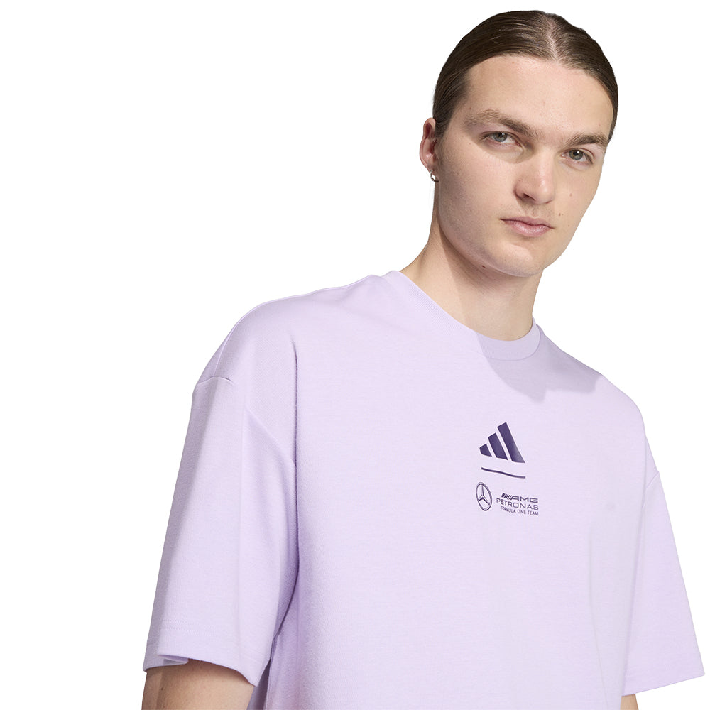 ADIDAS Mercedes - AMG Petronas Formula One Team Premium Woven เสื้อยืดผู้ชาย