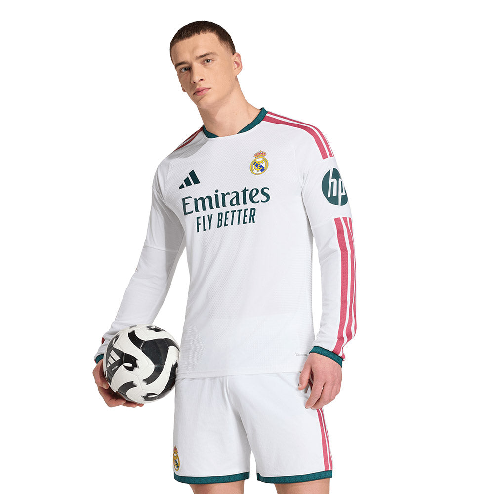 ADIDAS Men's Real Madrid Home Authentic 2026/27 Long Sleeve Jersey - Supersports Thailand Supersports Thailand