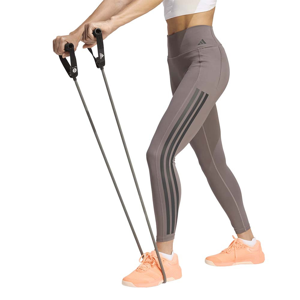 ADIDAS Optime Workout 3-Stripes 7/8 Women's Training Leggings - Supersports Thailand