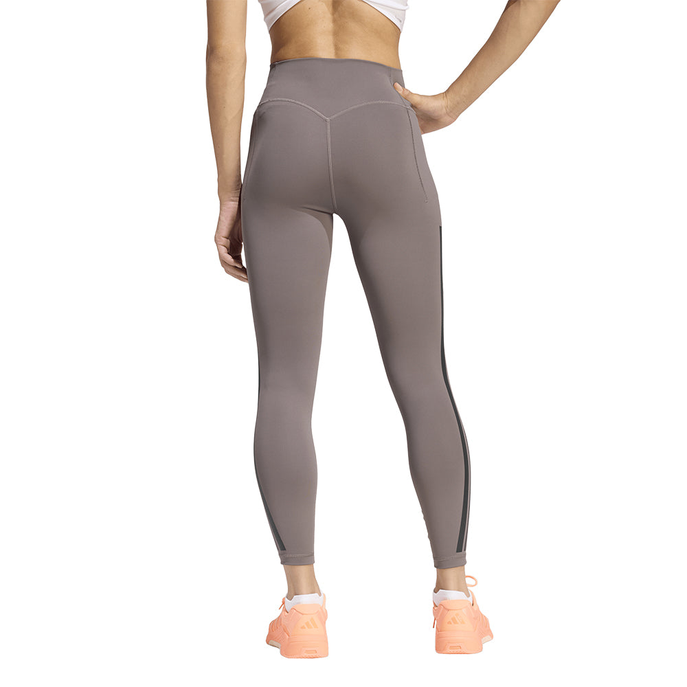 ADIDAS Optime Workout 3-Stripes 7/8 Women's Training Leggings - Supersports Thailand Supersports Thailand