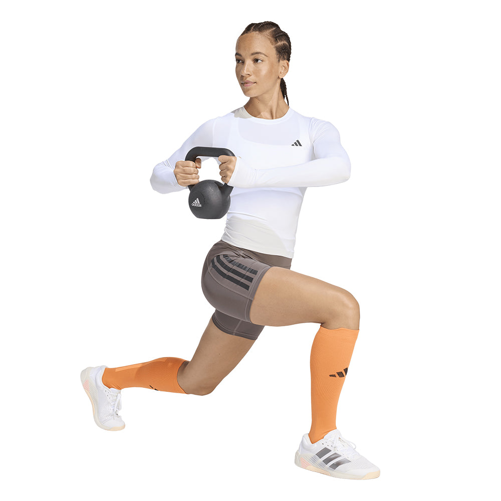 ADIDAS Optime Workout 3-Stripes Women's Training Shorts - Supersports Thailand