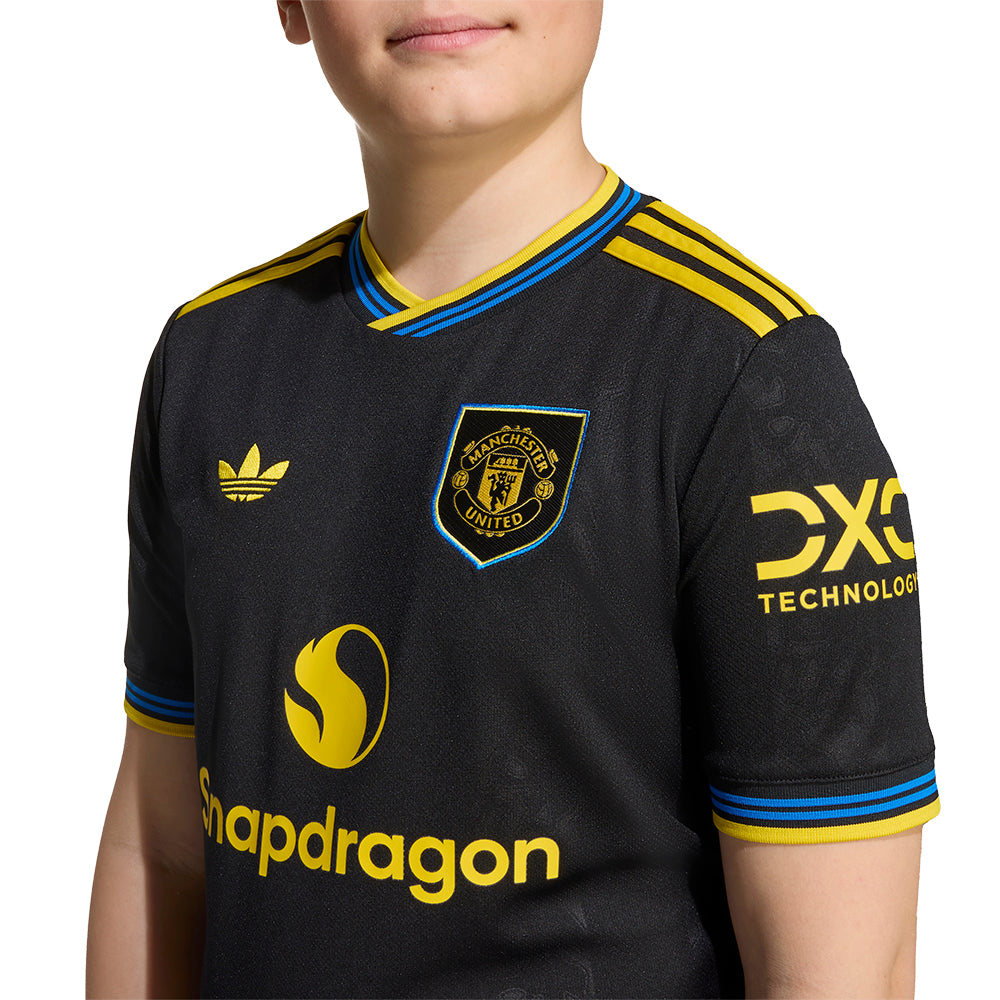 ADIDAS เสื้อแข่งเด็กทีมแมนเชสเตอร์ ยูไนเต็ด ชุดที่สาม ฤดูกาล 2025/26