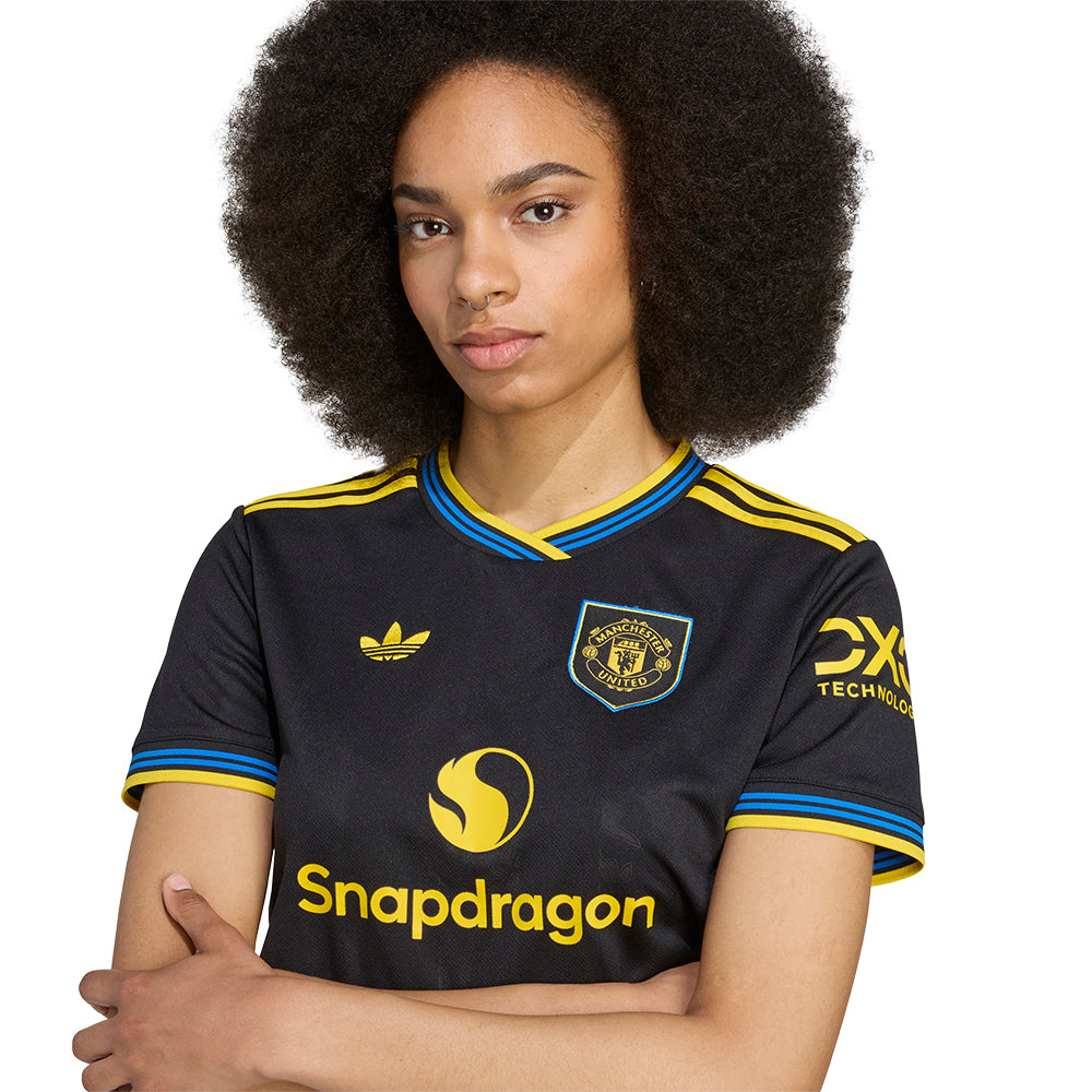 ADIDAS Women's Manchester United Third 2025/26 Cropped Jersey