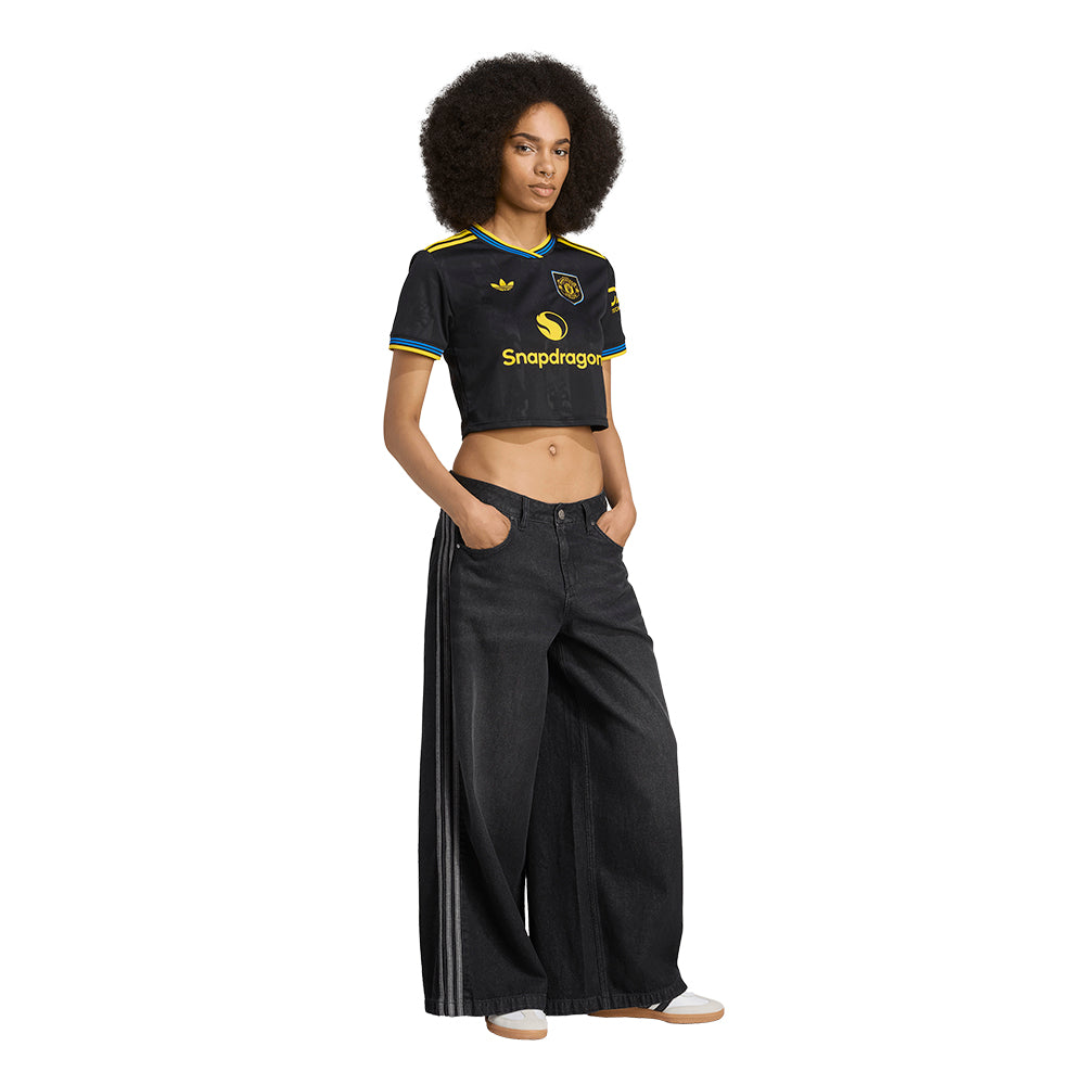ADIDAS Women's Manchester United Third 2025/26 Cropped Jersey