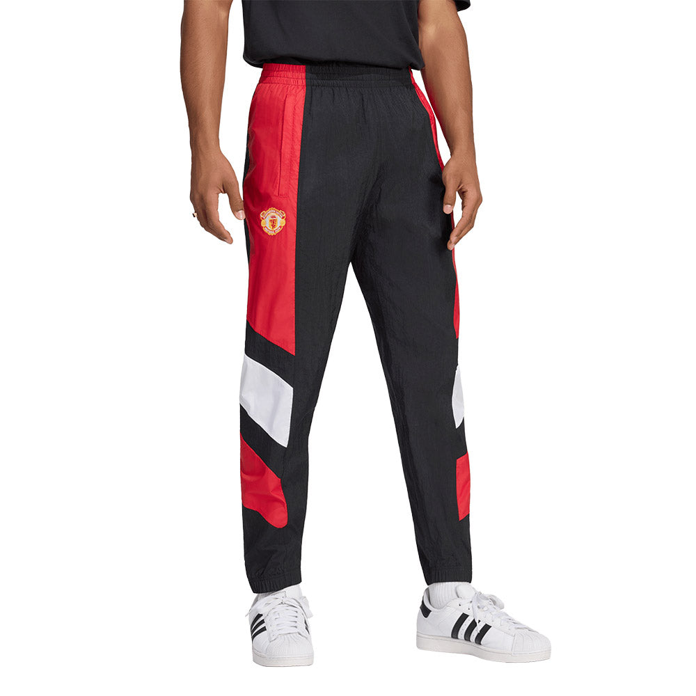 ADIDAS Manchester United EQT Track กางเกงฟุตบอลขายาวผู้ชาย Supersports Thailand