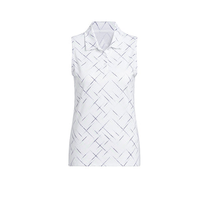 ADIDAS Ultimate365 Printed Sleeveless Women's Golf Polo Shirt