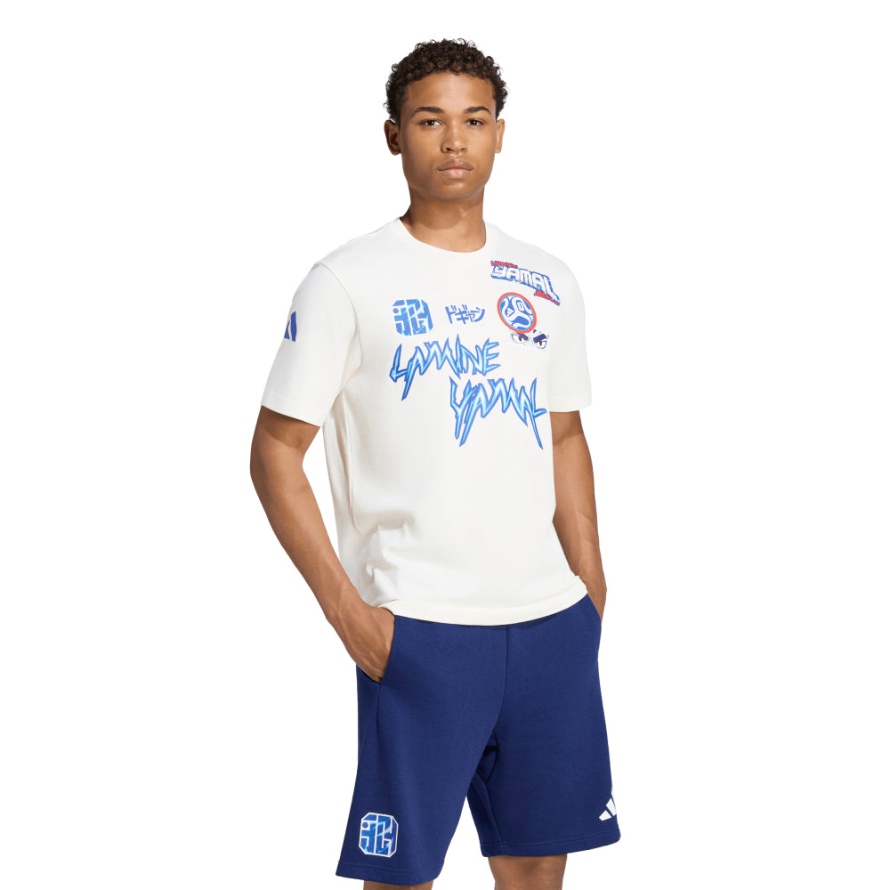 ADIDAS Lamine Yamal 26 Anime Graphic Men's Football T-Shirt Supersports Thailand