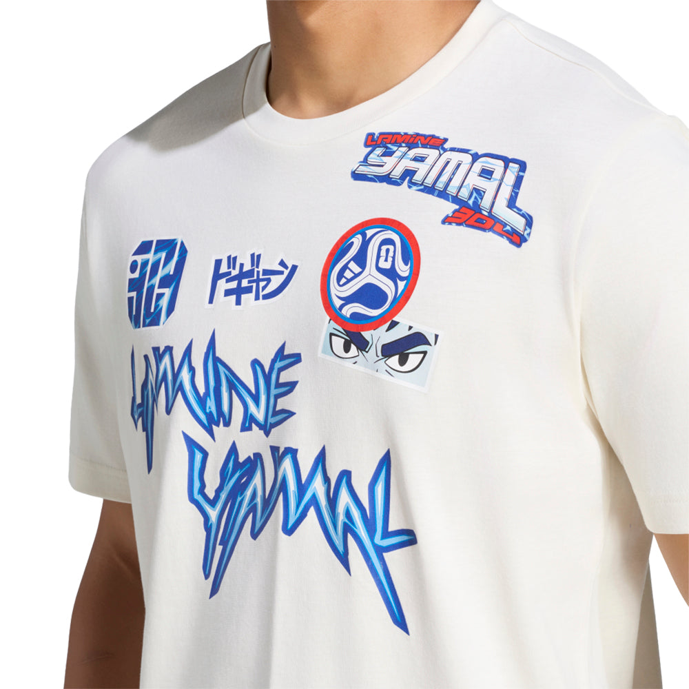 ADIDAS Lamine Yamal 26 Anime Graphic Men's Football T-Shirt Supersports Thailand