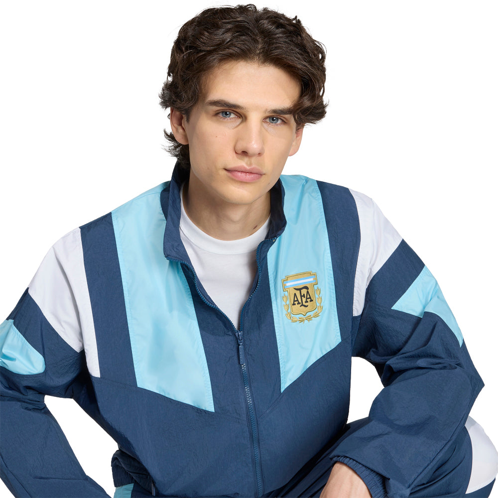 ADIDAS Argentina EQT Track เสื้อแจ็คเก็ตฟุตบอลผู้ชาย Supersports Thailand