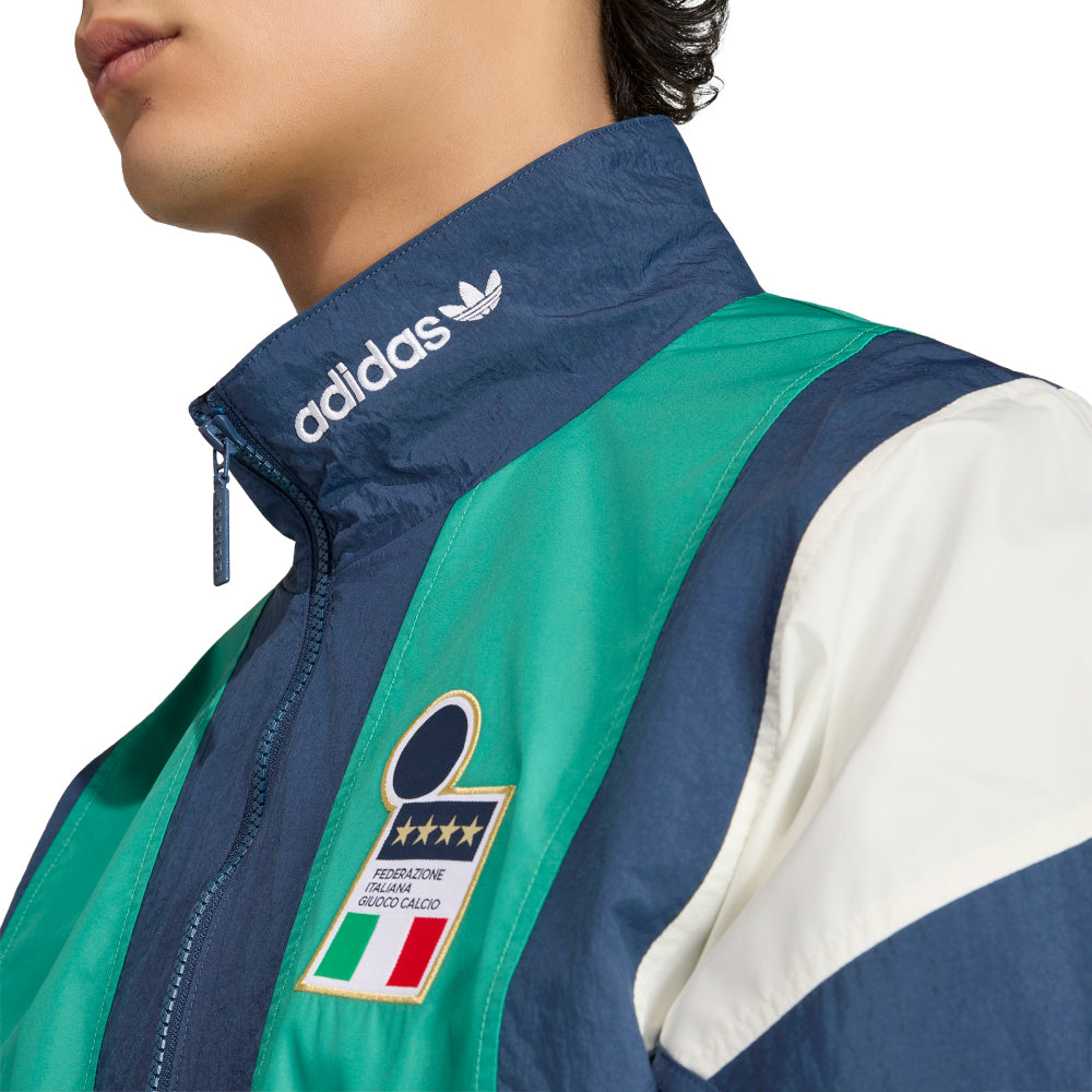 ADIDAS Italy EQT Track เสื้อแจ็คเก็ตฟุตบอลผู้ชาย