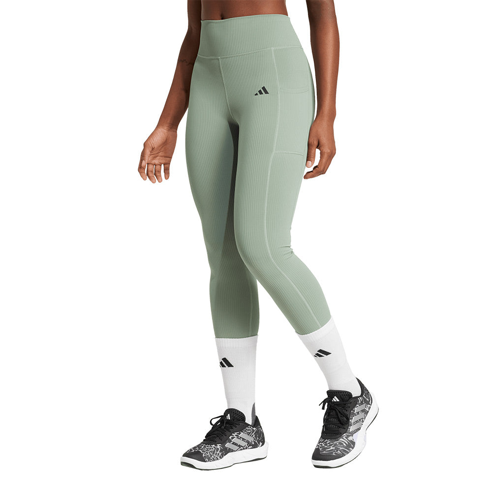 ADIDAS Optime Rib 7/8 Women's Training Leggings - Supersports Thailand