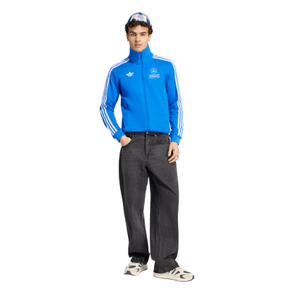 ADIDAS Mercedes - AMG Petronas Formula 1 Team Blue Wonder เสื้อแจ็คเก็ตผู้ชาย