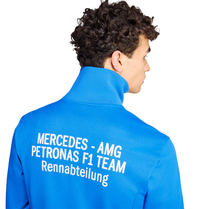 ADIDAS Mercedes - AMG Petronas Formula 1 Team Blue Wonder เสื้อแจ็คเก็ตผู้ชาย