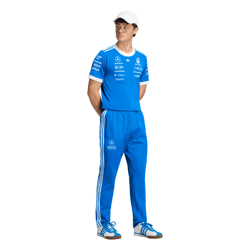 ADIDAS Mercedes - AMG Petronas Formula 1 Team Blue Wonder กางเกงลำลองขายาวผู้ชาย Supersports Thailand