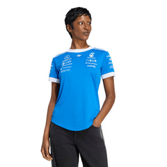 ADIDAS เสื้อแข่งรถผู้หญิงทีม Mercedes - AMG Petronas Formula 1 Team Blue Wonder
