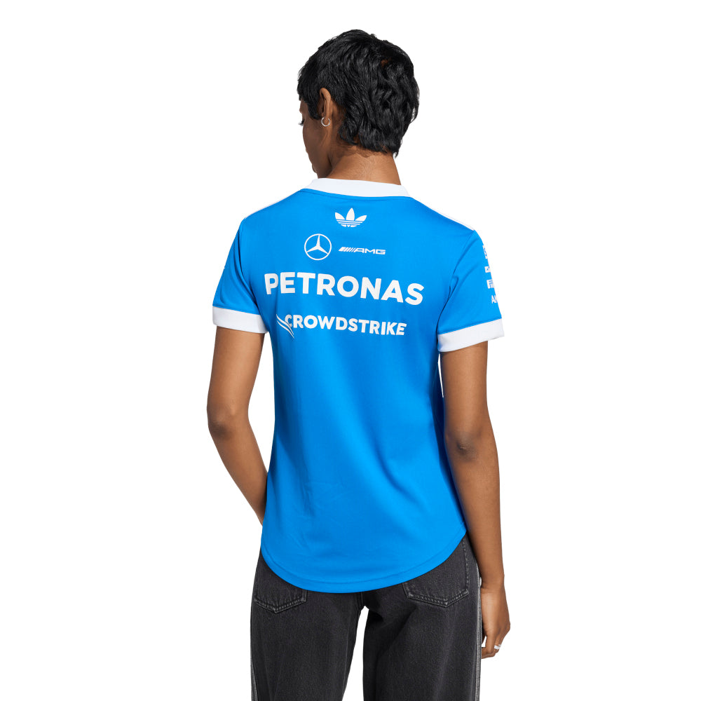 ADIDAS เสื้อแข่งรถผู้หญิงทีม Mercedes - AMG Petronas Formula 1 Team Blue Wonder Supersports Thailand