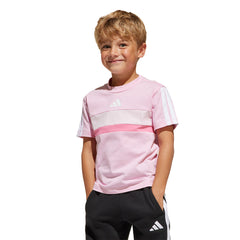 ADIDAS Seasonal Essentials Tiberio 3-Stripes Kids T-Shirt - Supersports Thailand
