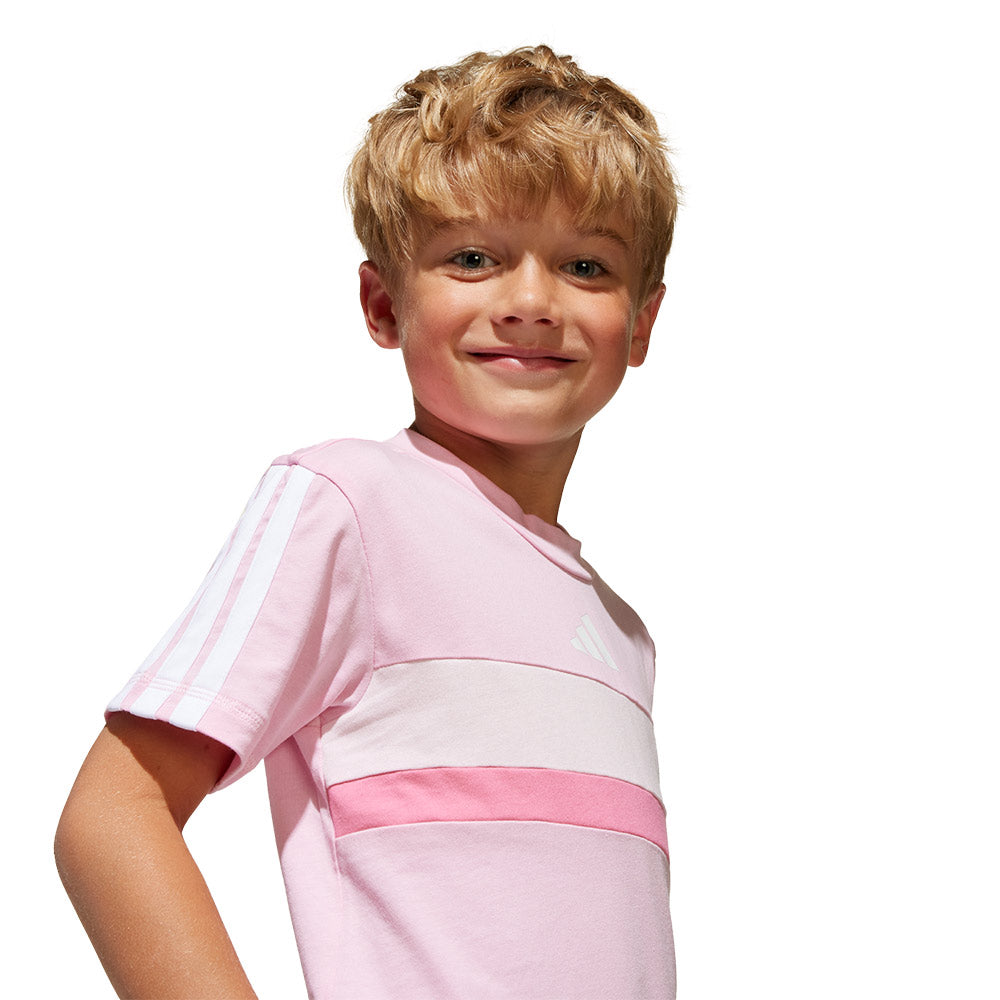 ADIDAS Seasonal Essentials Tiberio 3-Stripes Kids T-Shirt - Supersports Thailand Supersports Thailand