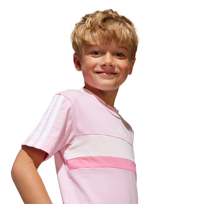 ADIDAS Seasonal Essentials Tiberio 3-Stripes Kids T-Shirt - Supersports Thailand