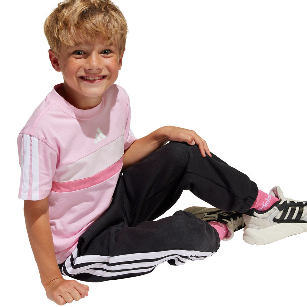 ADIDAS Seasonal Essentials Tiberio 3-Stripes Kids T-Shirt - Supersports Thailand Supersports Thailand