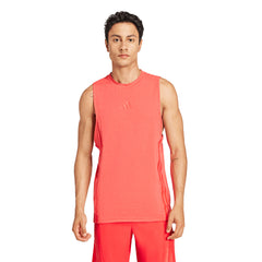 ADIDAS Designed-for-Training 3-Stripes เสื้อกล้ามออกกำลังกายผู้ชาย