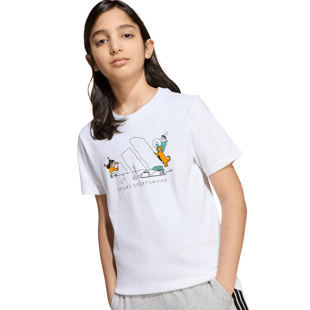 ADIDAS Winter Sports Graphic Kids T-Shirt - Supersports Thailand