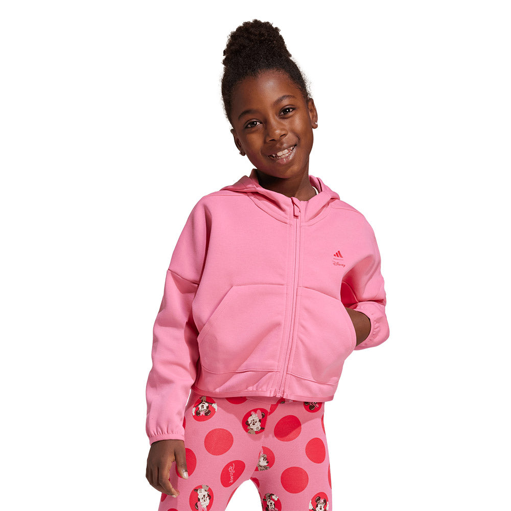 ADIDAS x Disney Minnie Mouse เสื้อแจ็คเก็ตเด็กผู้หญิง