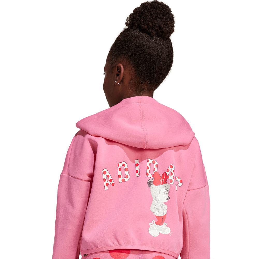 ADIDAS x Disney Minnie Mouse เสื้อแจ็คเก็ตเด็กผู้หญิง