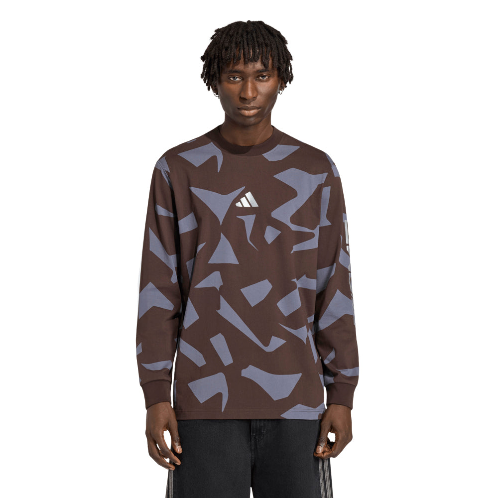 ADIDAS AMG Camo Long Sleeve Men's T-Shirt - Supersports Thailand Supersports Thailand