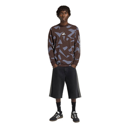 ADIDAS AMG Camo Long Sleeve Men's T-Shirt - Supersports Thailand