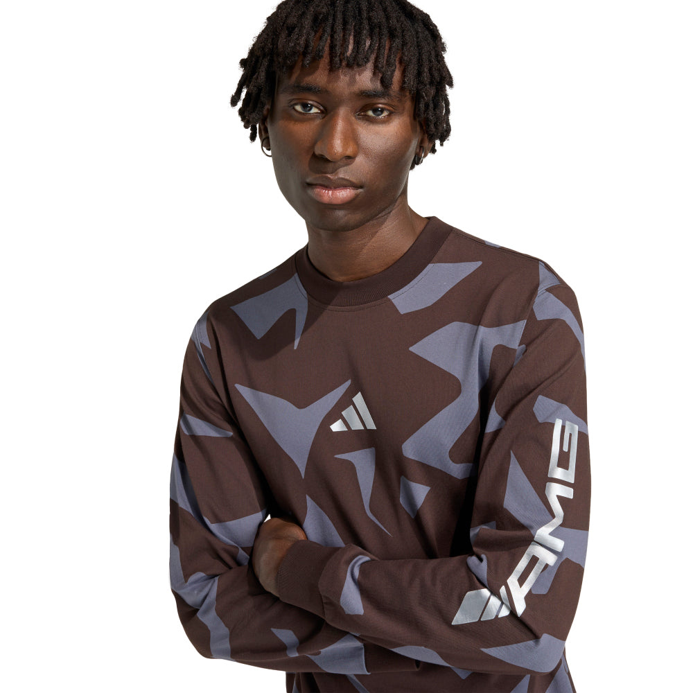 ADIDAS AMG Camo Long Sleeve Men's T-Shirt - Supersports Thailand Supersports Thailand