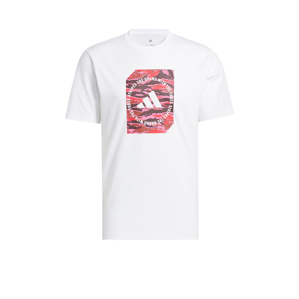 ADIDAS Camo Shape Graphic เสื้อยืดผู้ชาย