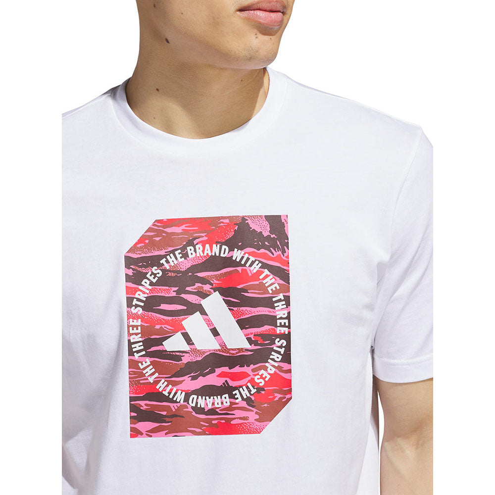 ADIDAS Camo Shape Graphic เสื้อยืดผู้ชาย