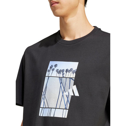 ADIDAS Lens Elevated Graphic เสื้อยืดผู้ชาย