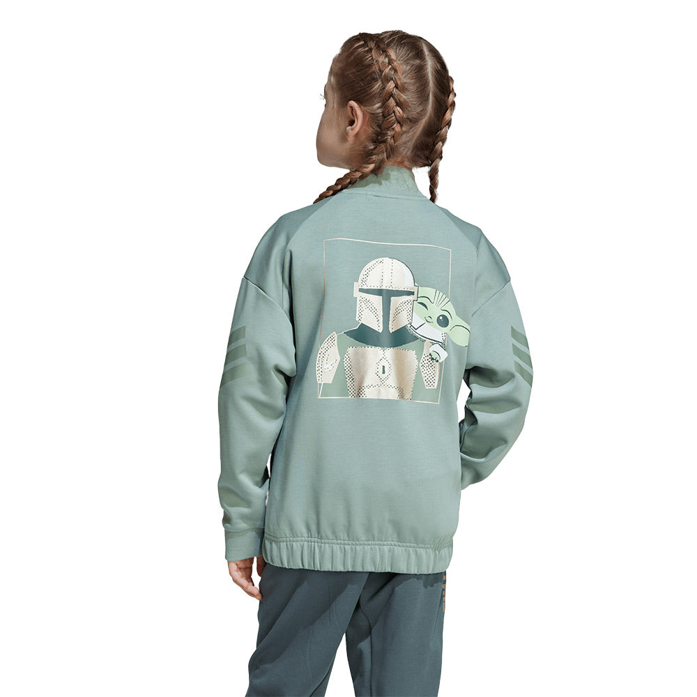 ADIDAS Star Wars Mandalorian เสื้อแจ็คเก็ตเด็ก