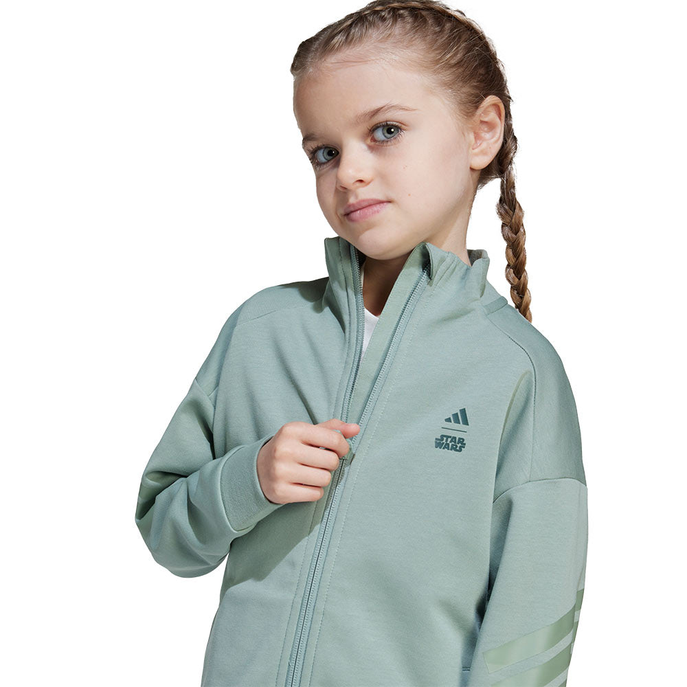 ADIDAS Star Wars Mandalorian เสื้อแจ็คเก็ตเด็ก