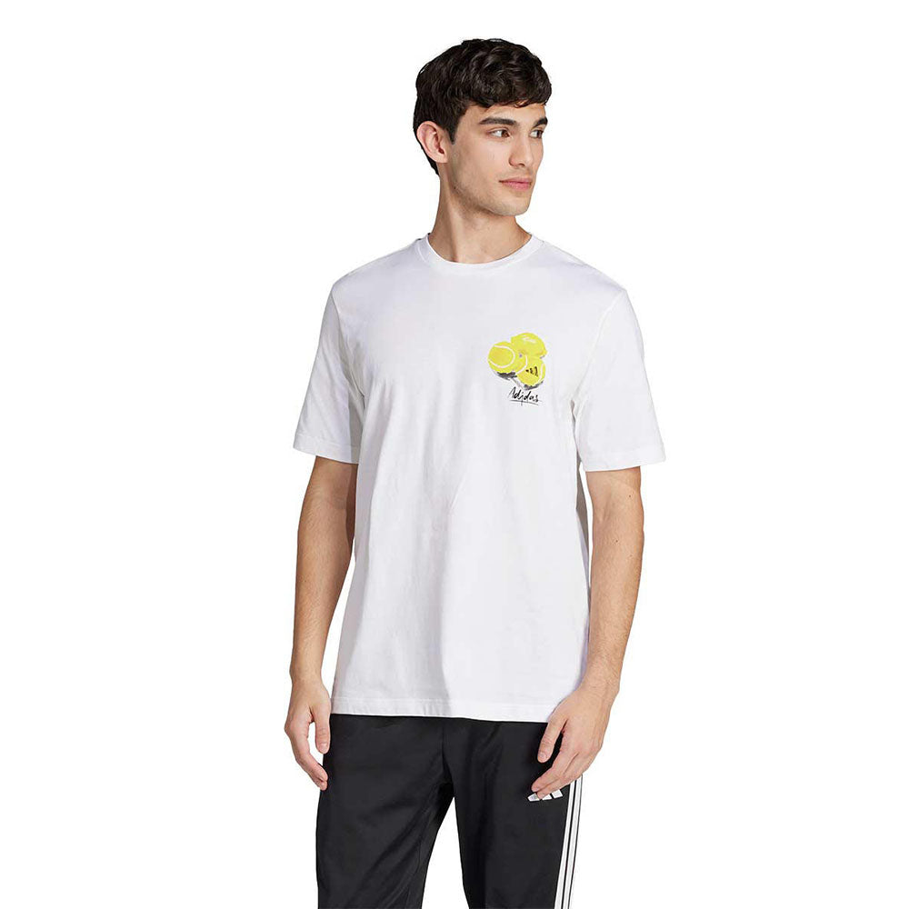 ADIDAS Lounge Still Life Lemons Graphic Men's T-Shirt - Supersports Thailand